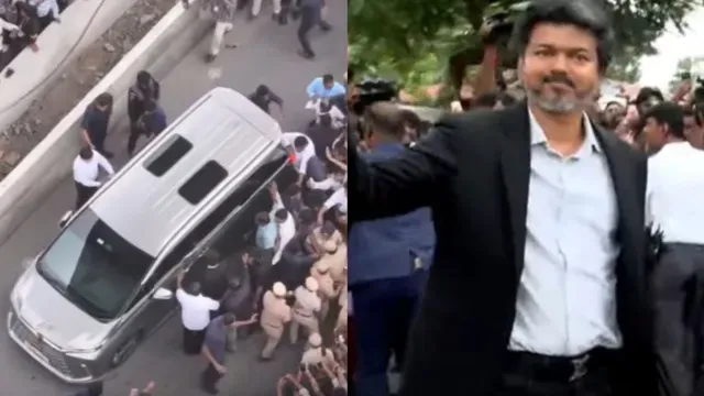 சென்னையில் முதல்வர் விஜய்யை காண திரண்ட மக்கள் கூட்டம் – விழா முடிந்து புறப்பட்டபோது பரபரப்பு!