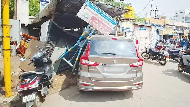 சென்னையில் பிரேக்குக்குப் பதிலாக ஆக்சிலேட்டரை அழுத்தியதால் விபத்து!