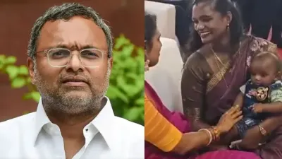 கைக்குழந்தையுடன் நிகழ்ச்சியில் பங்கேற்ற தவெக எம்எல்ஏ: கார்த்தி சிதம்பரம் விமர்சனம்!