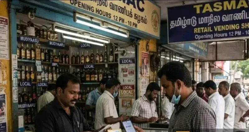 டாஸ்மாக் கடைகளில் நவம்பர் 1 முதல் புதிய கட்டுப்பாடு – ரூ.1,000க்கு மேல் ஆன்லைன் பணப்பரிவர்த்தனை கட்டாயம்!