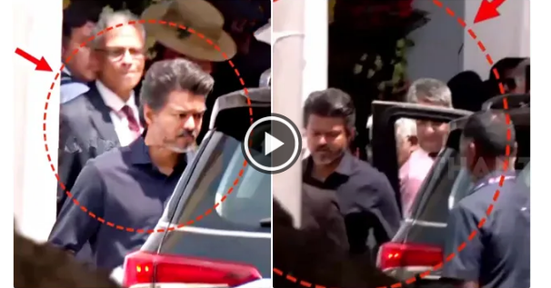 கார் மாறி ஏற முயன்ற முதலமைச்சர் விஜய்! ஓடிவந்து அழைத்துச் சென்ற மேனேஜர்!