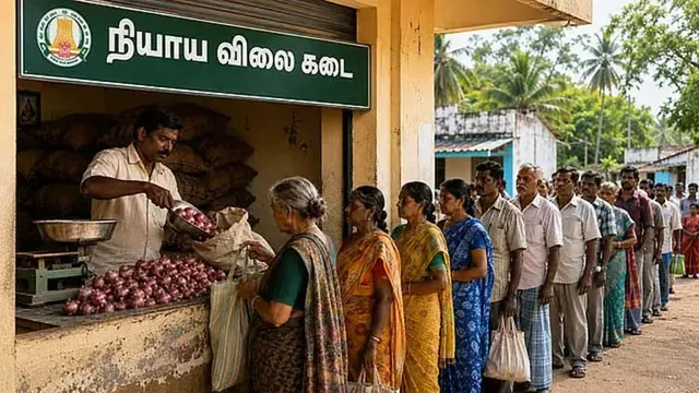 ரேஷன் கடைகளில் வெங்காயம் விற்பனை செய்யும் ஊழியர்களுக்கு கிலோவுக்கு ரூ.2 ஊக்கத்தொகை – கூட்டுறவுத்துறை உத்தரவு!