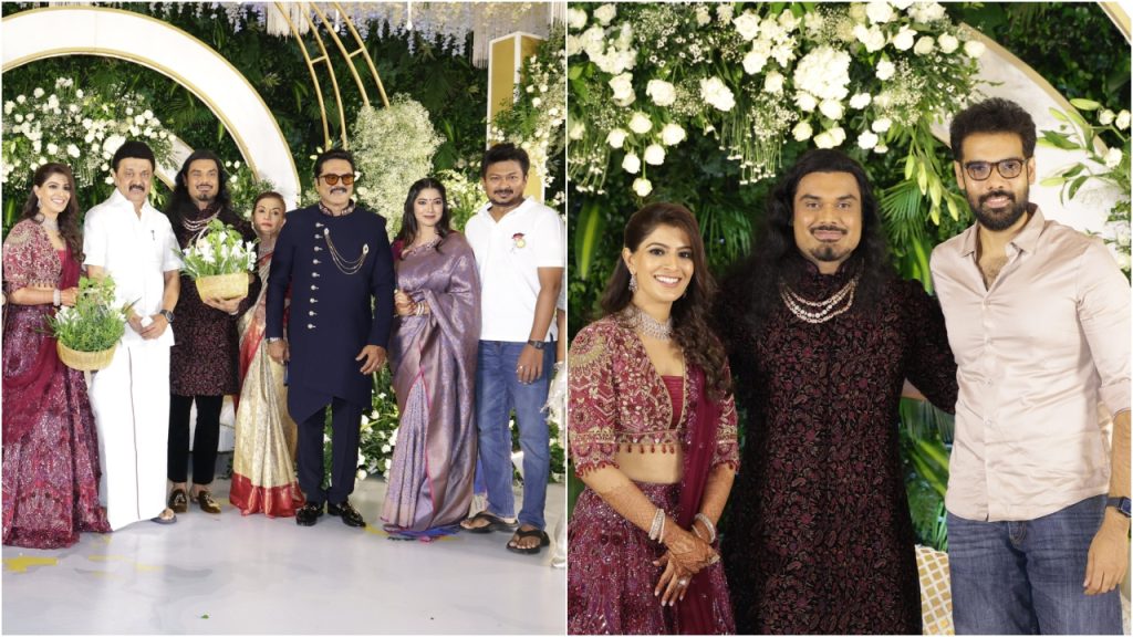 முக ஸ்டாலின் முதல் சிபிராஜ் வரை..!! களைக்கட்டிய நடிகை வரலட்சுமியின் வரவேற்பு..!! வைரலாகும் புகைப்படங்கள்..!!