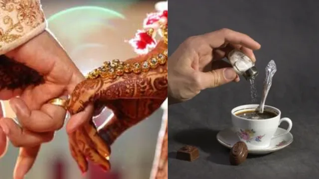 கட்டாய கல்யாணம்..!! கணவருக்கு காபியில் விஷம் வைத்த மனைவி..!!