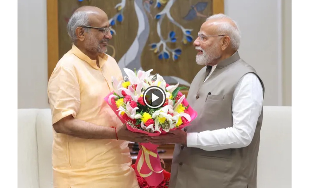 பிரதமரை நேரில் சந்தித்து வாழ்த்து பெற்ற சி.பி. ராதாகிருஷ்ணன்..!!