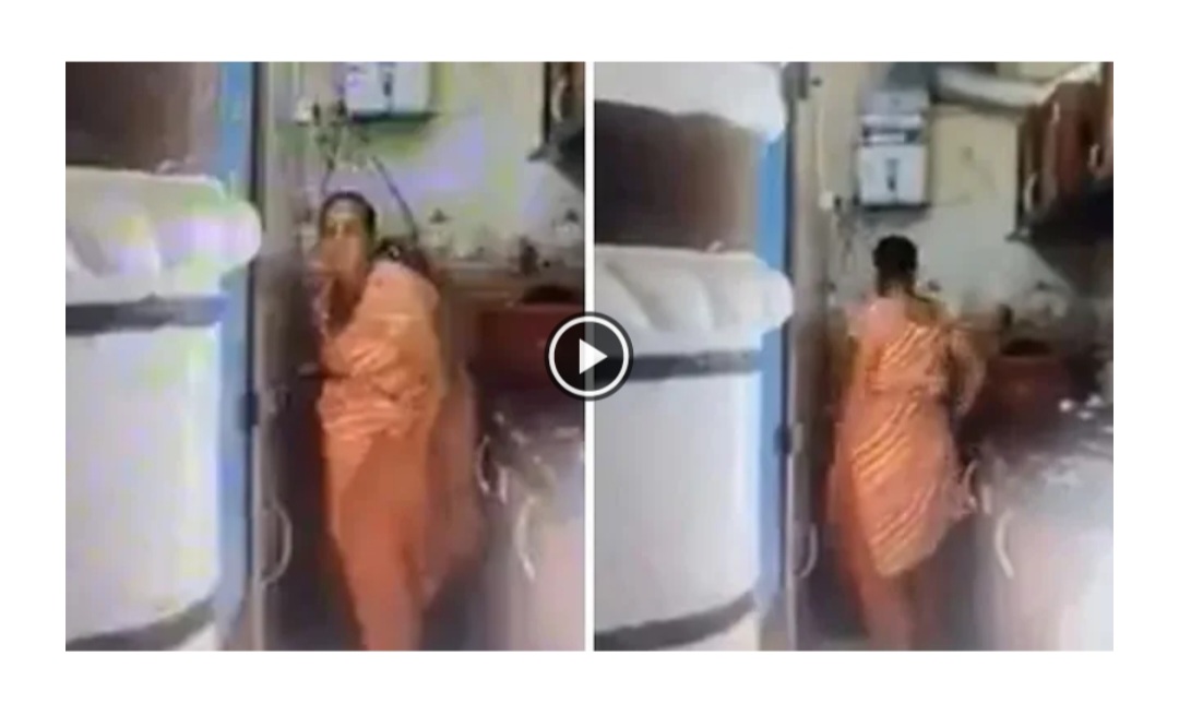 உணவு பாத்திரங்களில் சிறுநீர் கழித்த வேலைக்கார பெண்..!! வைரலாகும் வீடியோ..!!