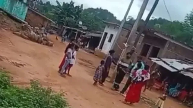மனைவியை அடித்ததால் கணவனை இரவு முழுவதும் கட்டி வைத்த மாமனார்..!!