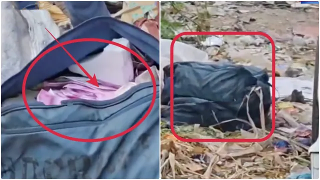 கட்டுக் கட்டாக குப்பையில் கிடந்த பணம்..!! பொதுமக்கள் அதிர்ச்சி..!!