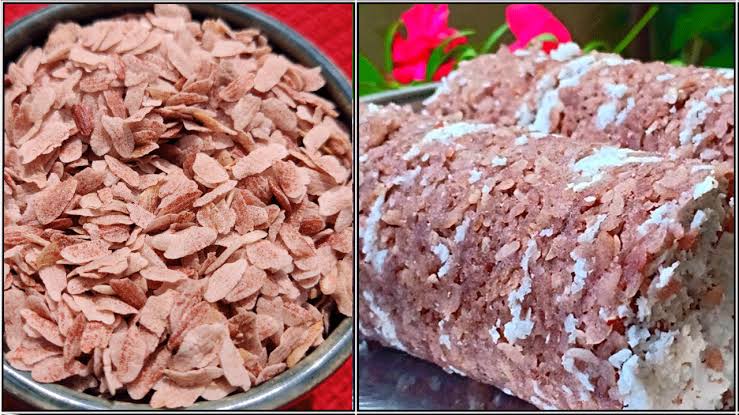 பத்து நிமிடத்தில் வீட்டிலேயே சுவையான சிவப்பு அவல் புட்டு இந்த மாதிரி செஞ்சு பாருங்க..!!