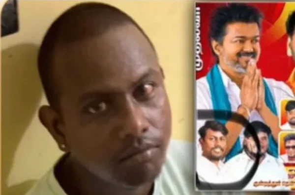 கல்லூரி மாணவி குளிப்பதை எட்டிப்பார்த்த தவெக நிர்வாகி கைது..!! போலீசார் தீவிர விசாரணை..!!